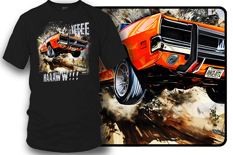 Dukes Shirt - Yee Haw T-Shirt - Dukes of Hazzard - Wicked Metal