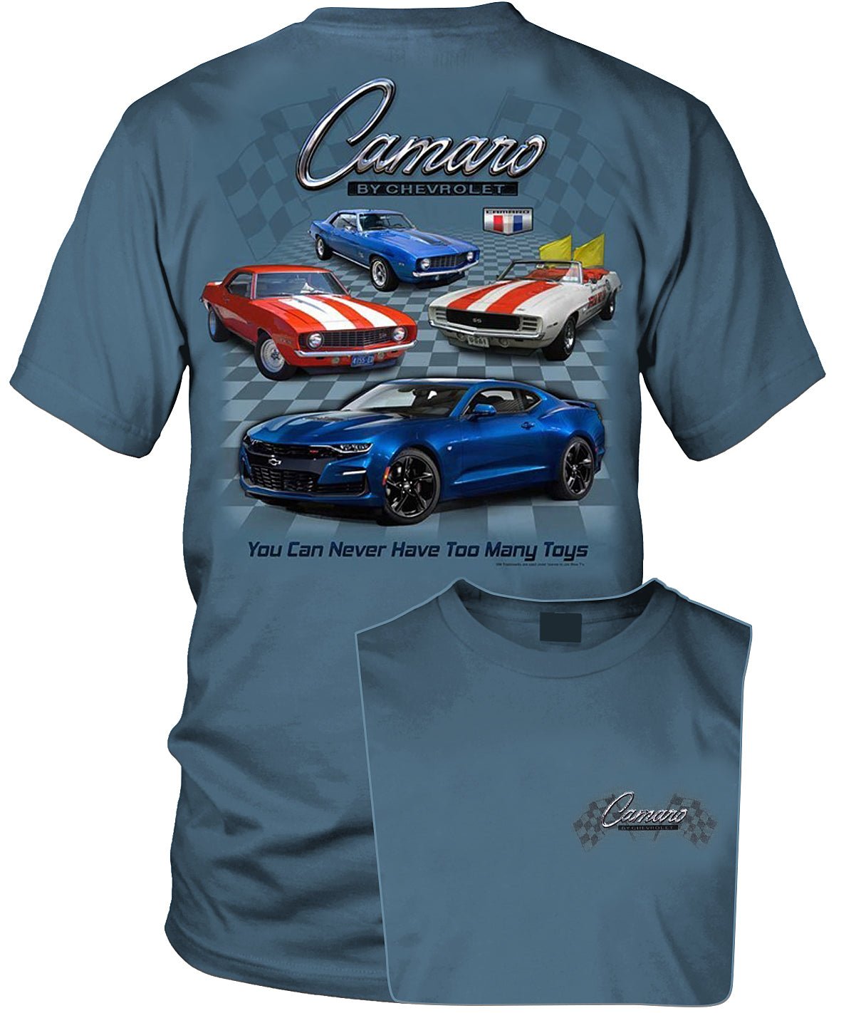Camaro Too Many Toys - Chevy Camaro t shirt - Wicked Metal