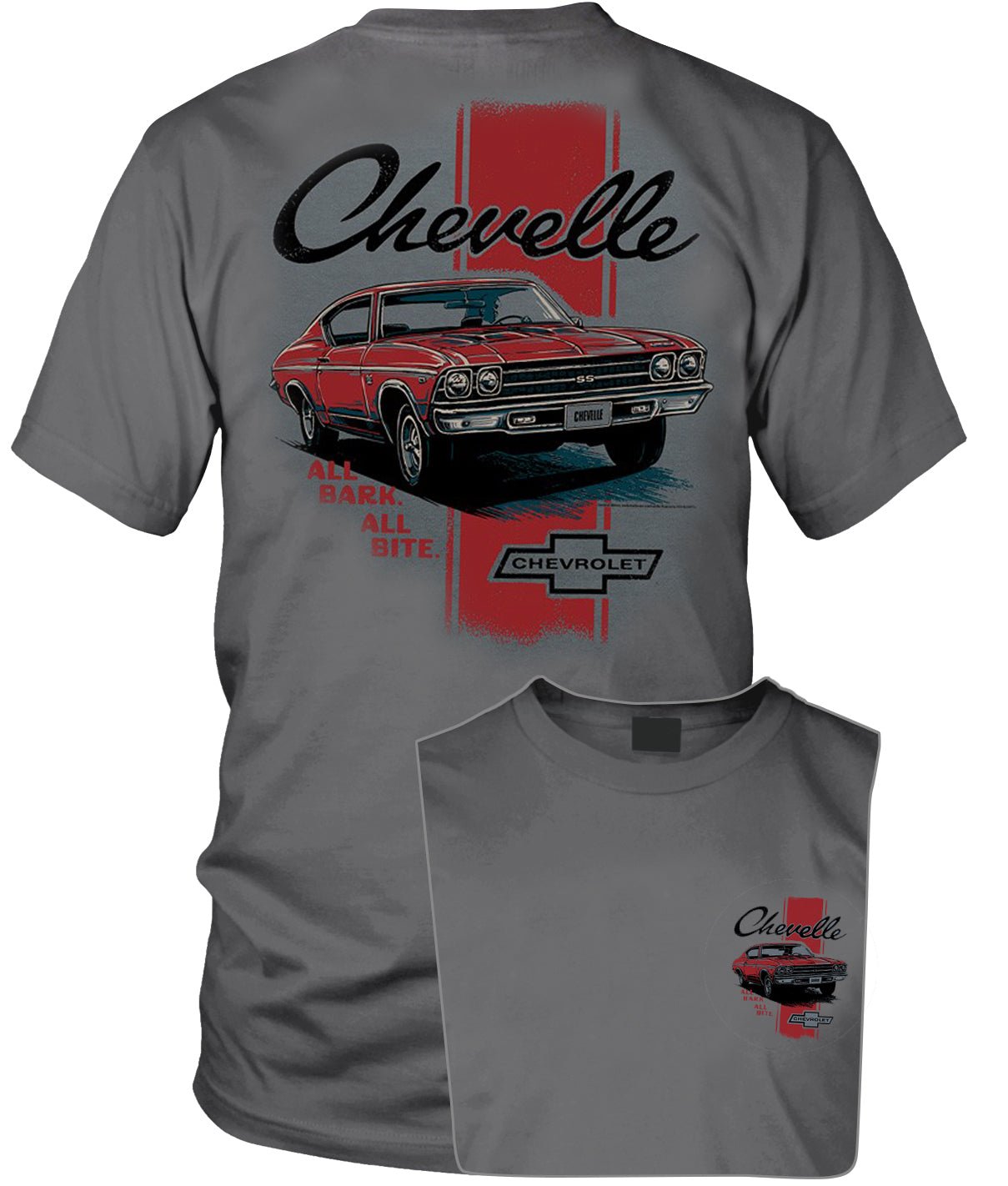 Chevelle All Bark, All Bite Shirt - Muscle Car T-Shirt - Chevelles - Wicked Metal