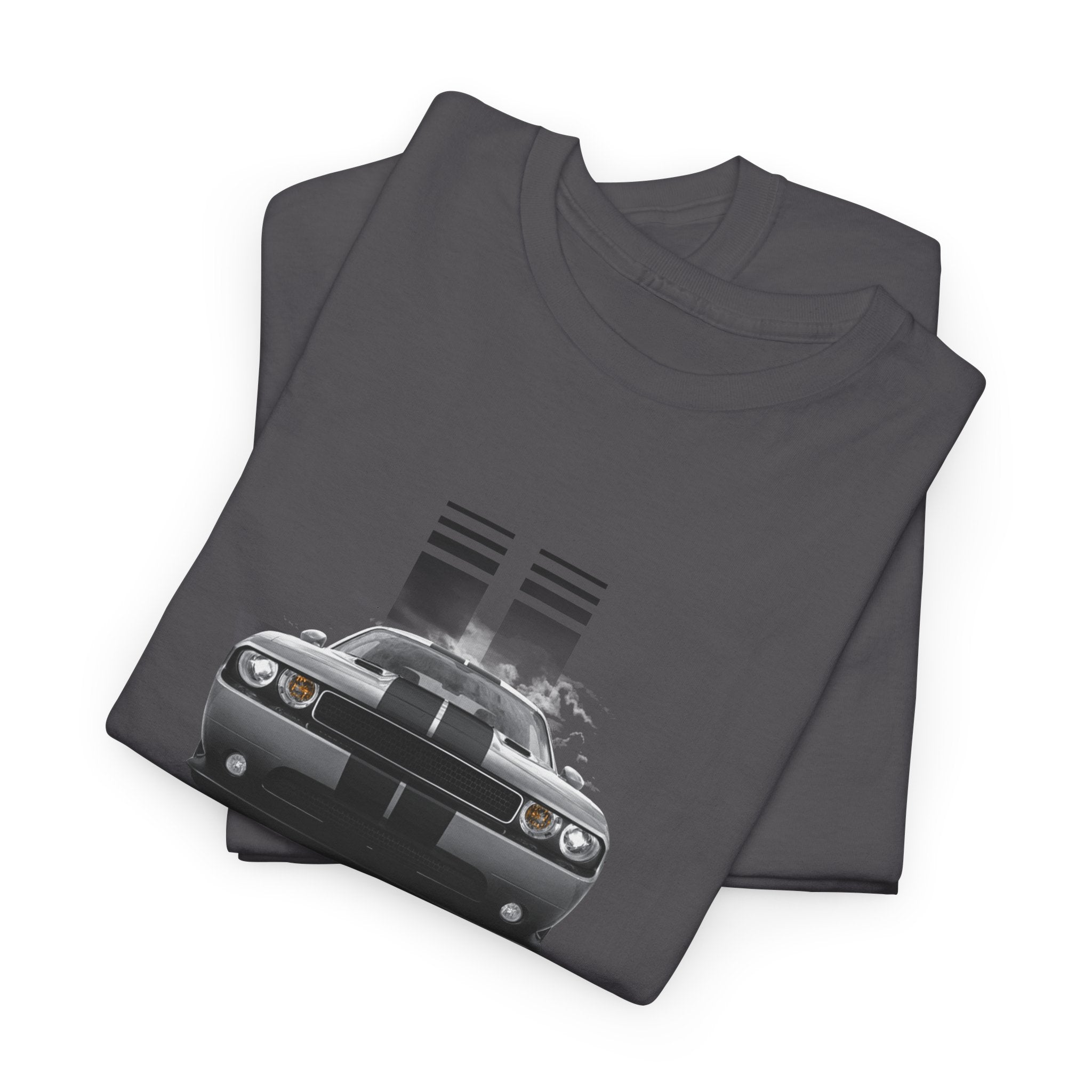 Dodge Challenger Stripes - Muscle Car T-Shirt - Challenger t - Shirt - Wicked Metal