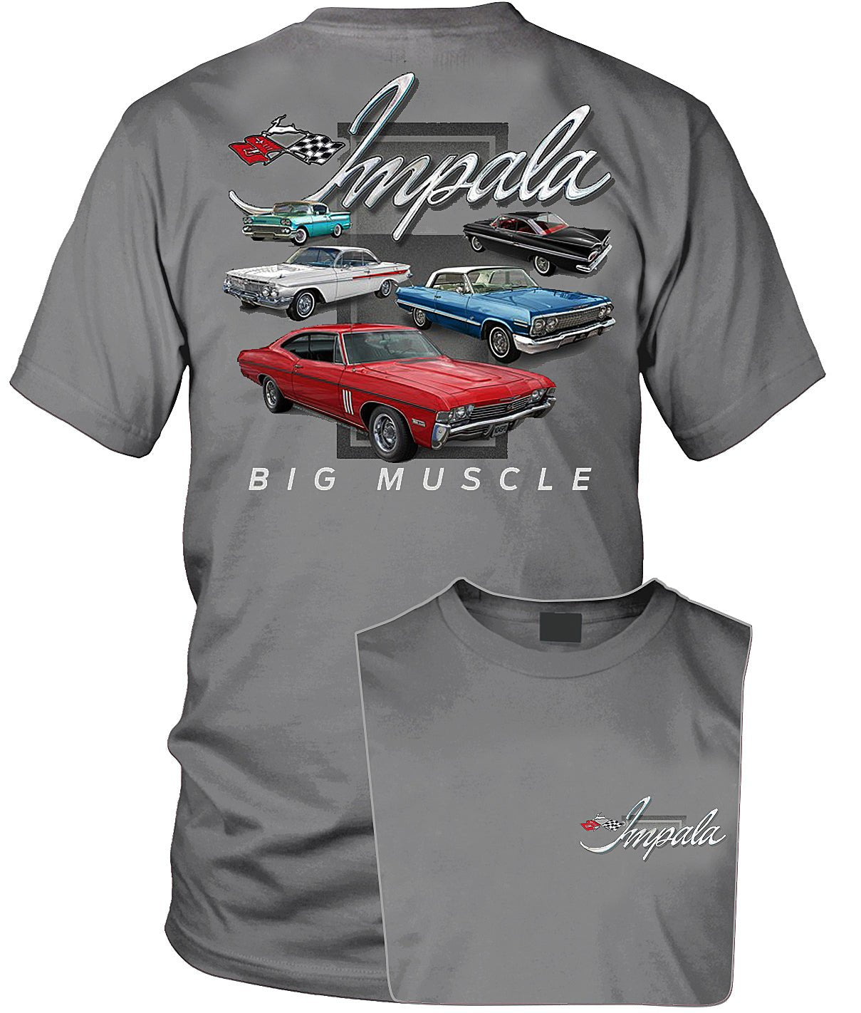 Impala Big Muscle Shirt - Muscle Car T-Shirt - Impala - Wicked Metal