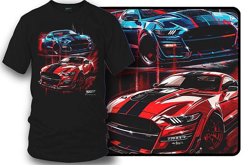 Mustang 6th Gen Shirt - 2016 - 2020 Mustang GT350 T-Shirts - Wicked Metal