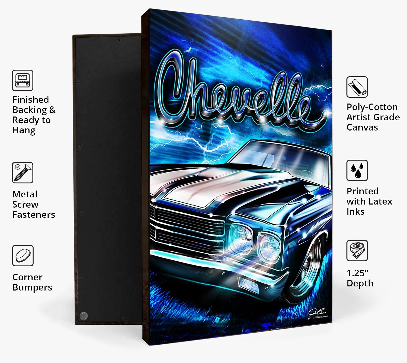 Challenger art, Orange Challenger painting, Challenger racing stripes - garage art - Wicked Metal