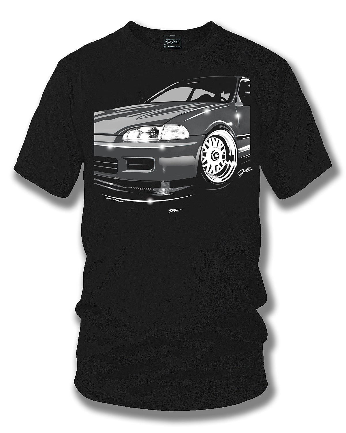 Honda Civic t shirt - Wicked Metal - Wicked Metal