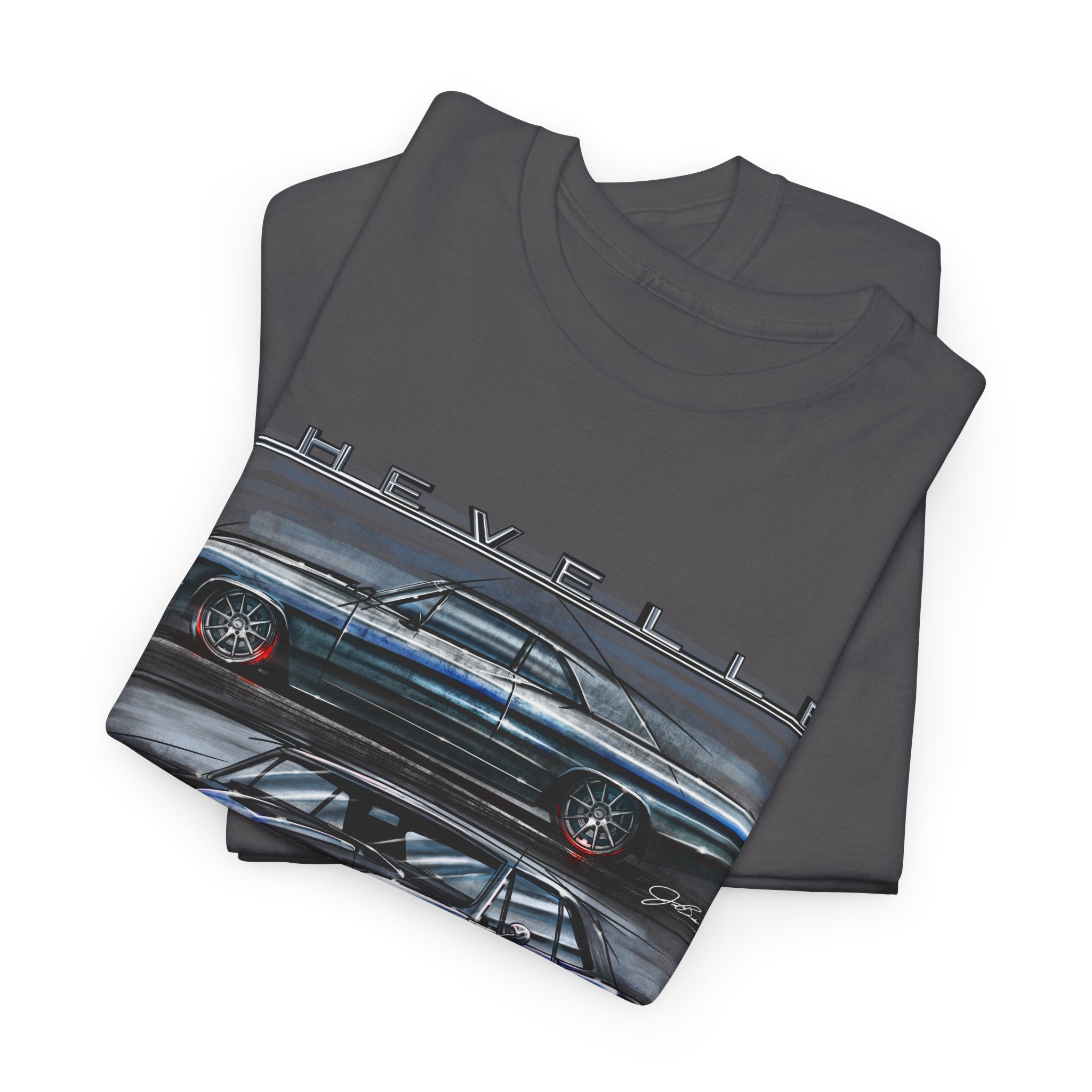 1966 Chevelle Distressed Shirt - Muscle Car T-Shirt - 1966 Chevelle - Wicked Metal