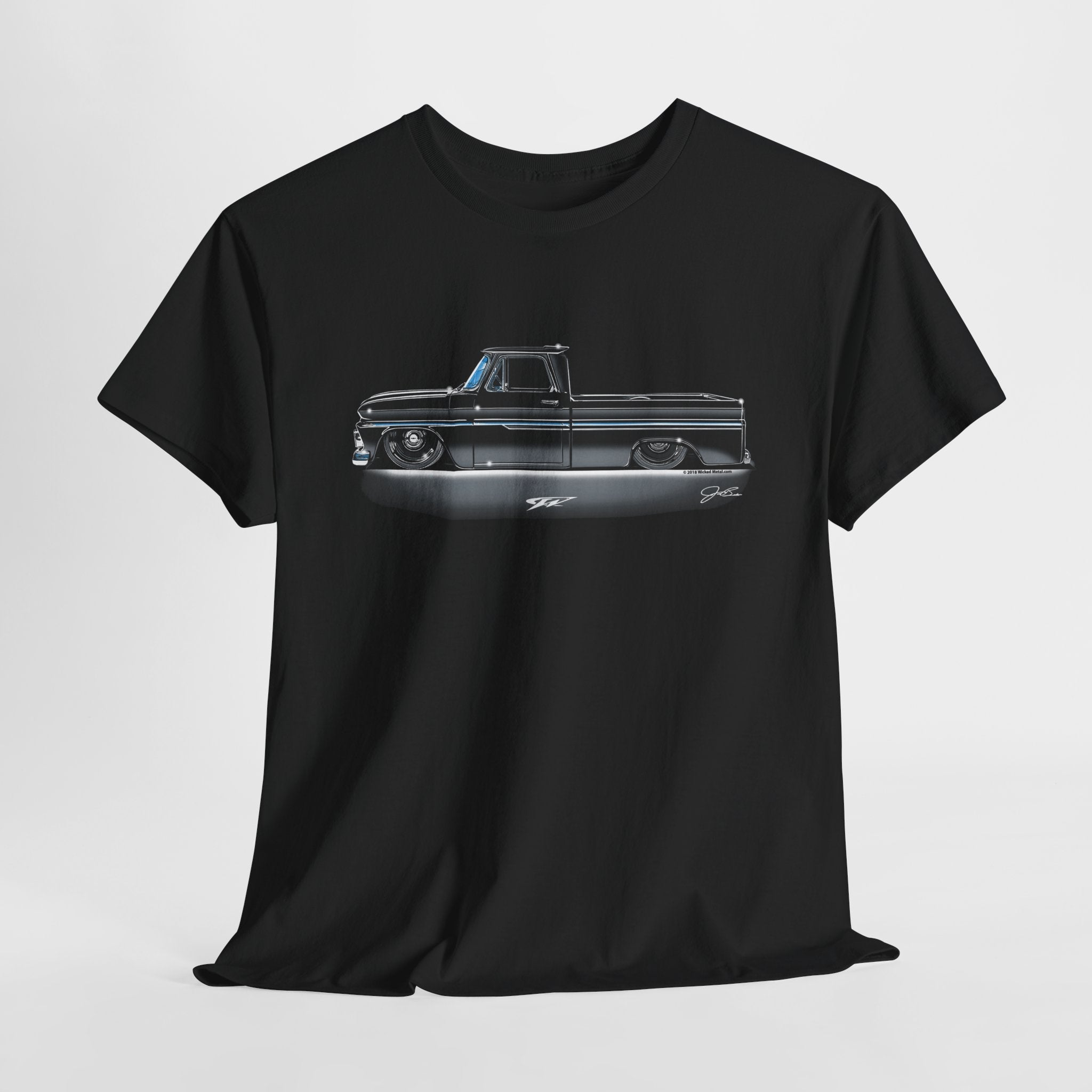 1966 Chevy C - 10 - Truck T-Shirt - Chevy c - 10 t - Shirt - Wicked Metal