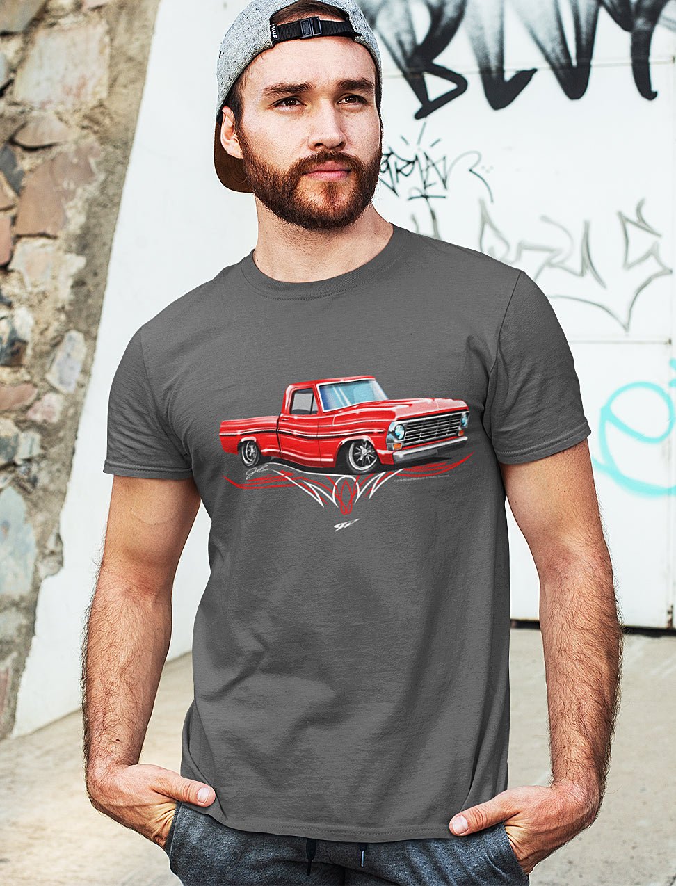 1967, 68, 69 Ford F100 - Truck T-Shirt - Ford F100 t - Shirt - Wicked Metal