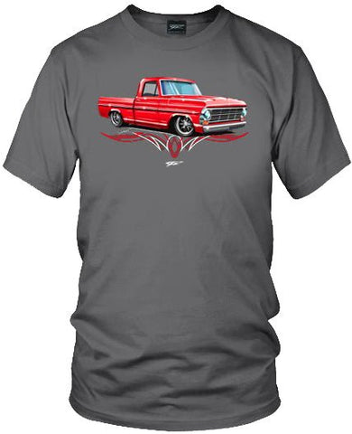 Image of 1967, 68, 69 Ford F100 - Truck T-Shirt - Ford F100 t - Shirt - Wicked Metal