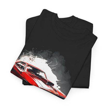 1969 Dodge Red Charger Blast - Muscle Car T-Shirt - Charger t - Shirt - Wicked Metal