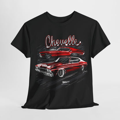 1969 Red Chevelles Shirt - Muscle Car T-Shirt - 1969 Chevelle - Wicked Metal