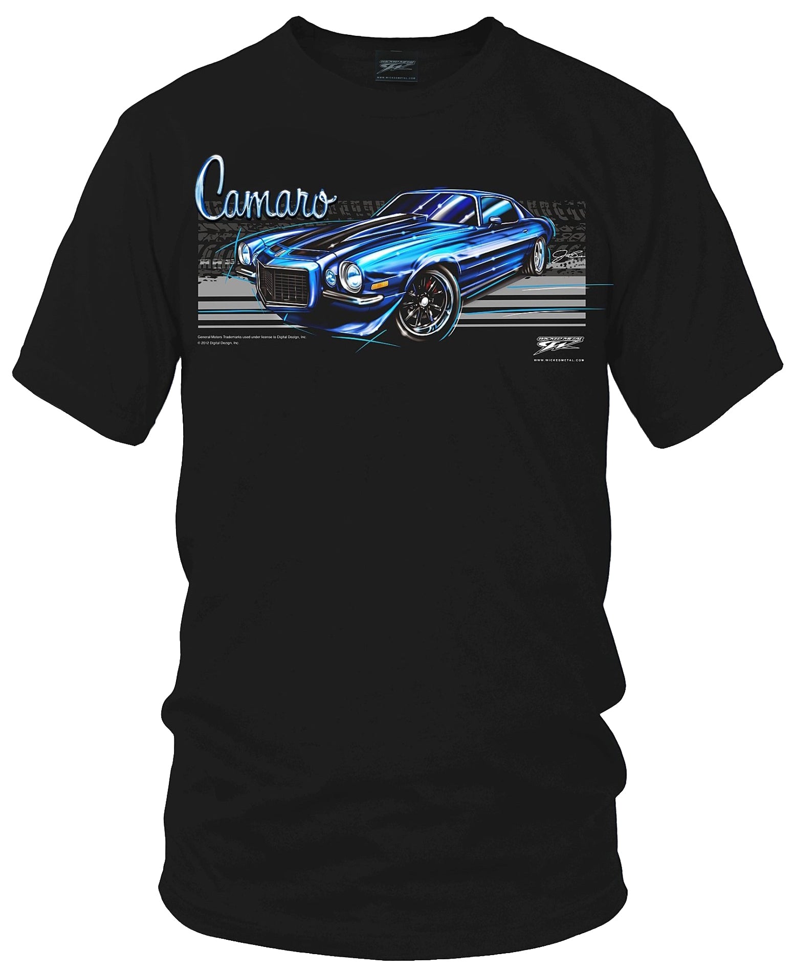 1971 Camaro - Stripes - Chevy Camaro t shirt