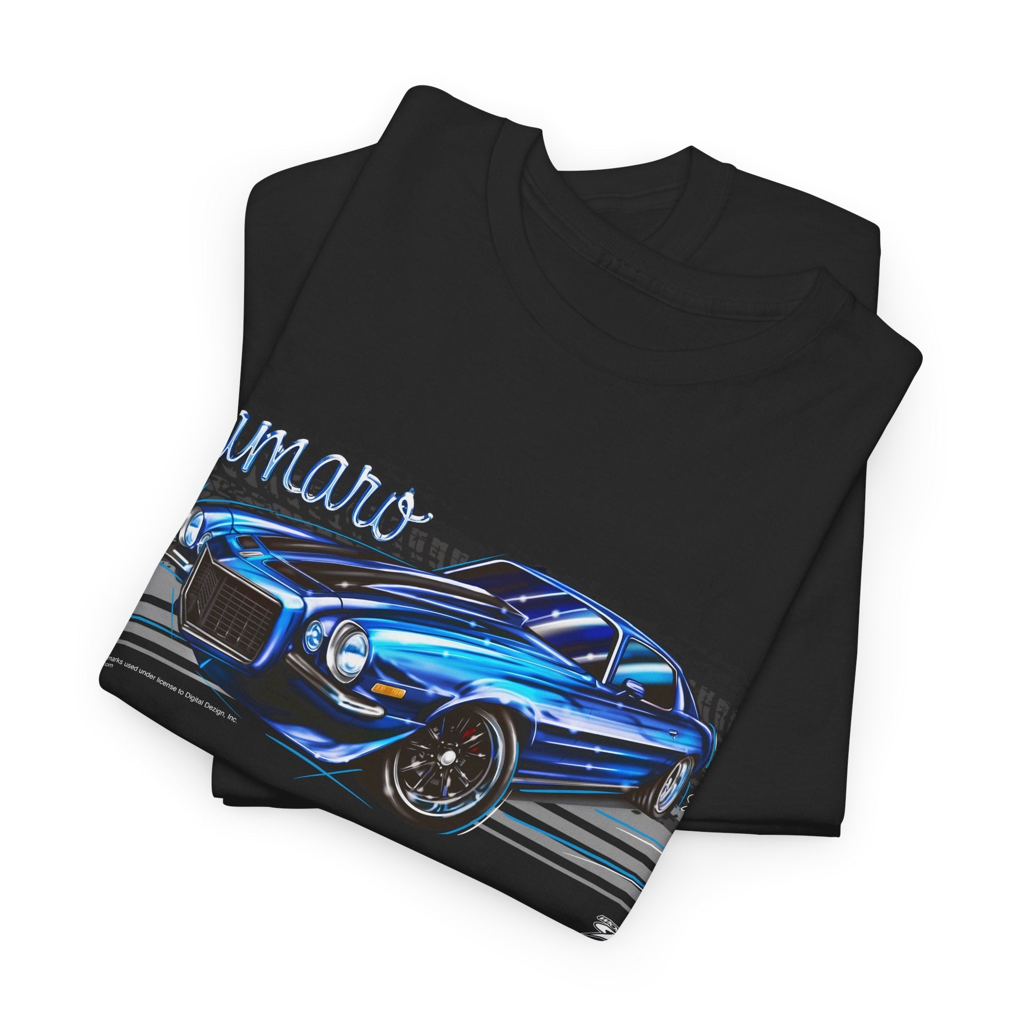 1971 Camaro - Stripes - Chevy Camaro t shirt - Wicked Metal