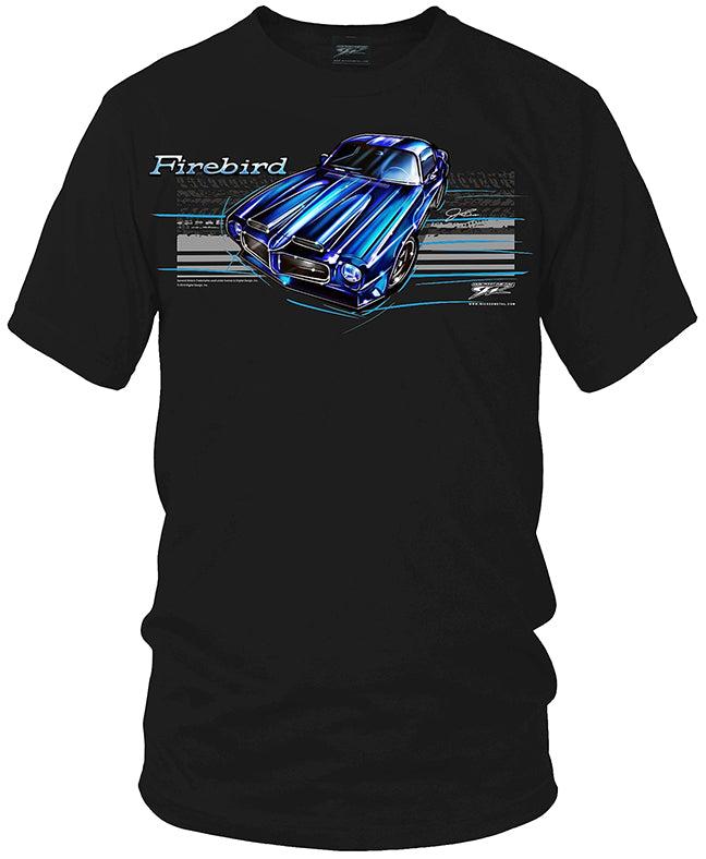 1971 Pontiac Firebird - Stripes - 71 Firebird t shirt