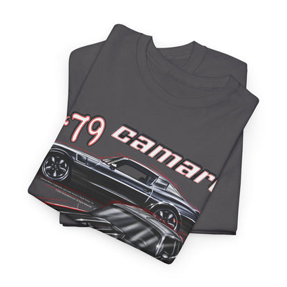 1979 Camaro Illustrated - Chevy Camaro t shirt - Wicked Metal