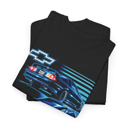 3rd Gen Camaro Z28 Blue - Chevy Camaro t shirt - Wicked Metal