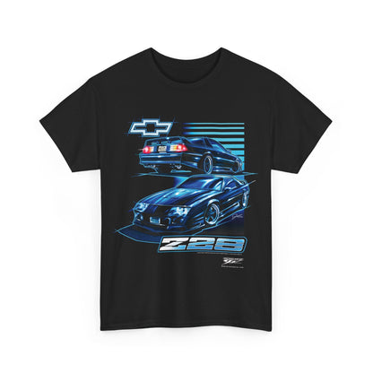 3rd Gen Camaro Z28 Blue - Chevy Camaro t shirt - Wicked Metal