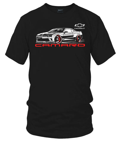 6th Gen Camaro Stylized - Chevy Camaro t shirt - Wicked Metal