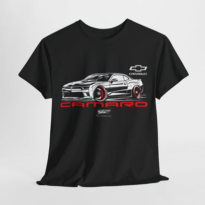 6th Gen Camaro Stylized - Chevy Camaro t shirt - Wicked Metal