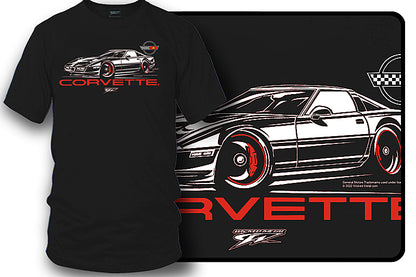 Corvette c4 Stylized - Corvette C4 Stylized logo shirt