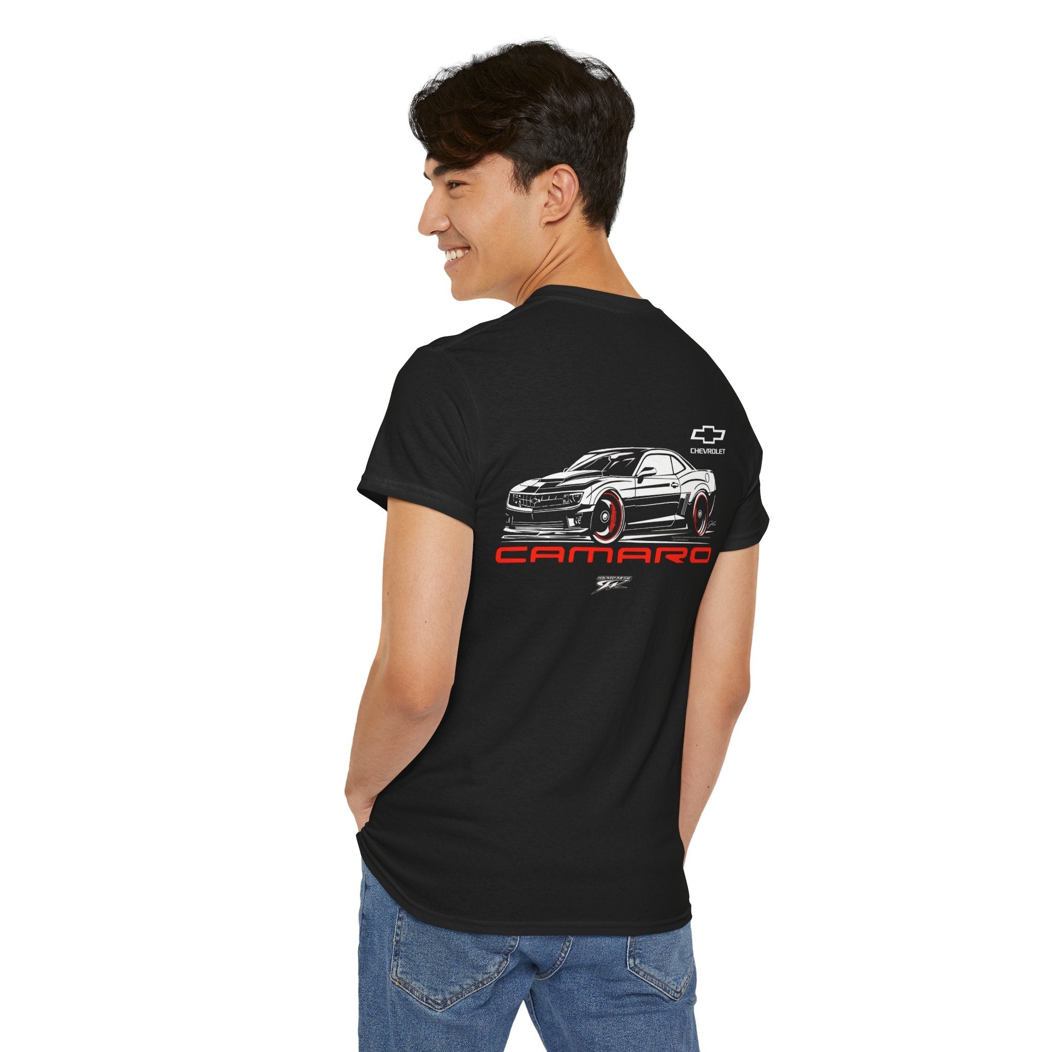 Camaro 5th Gen Stylized - 2010s Camaro - Chevy Camaro t shirt - Wicked Metal - Wicked Metal