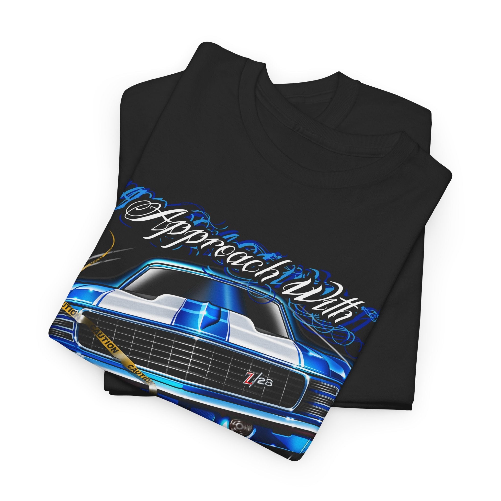 Camaro gear - Approach with Caution - 1969 Camaro Z28 camaro tee shirt - Wicked Metal