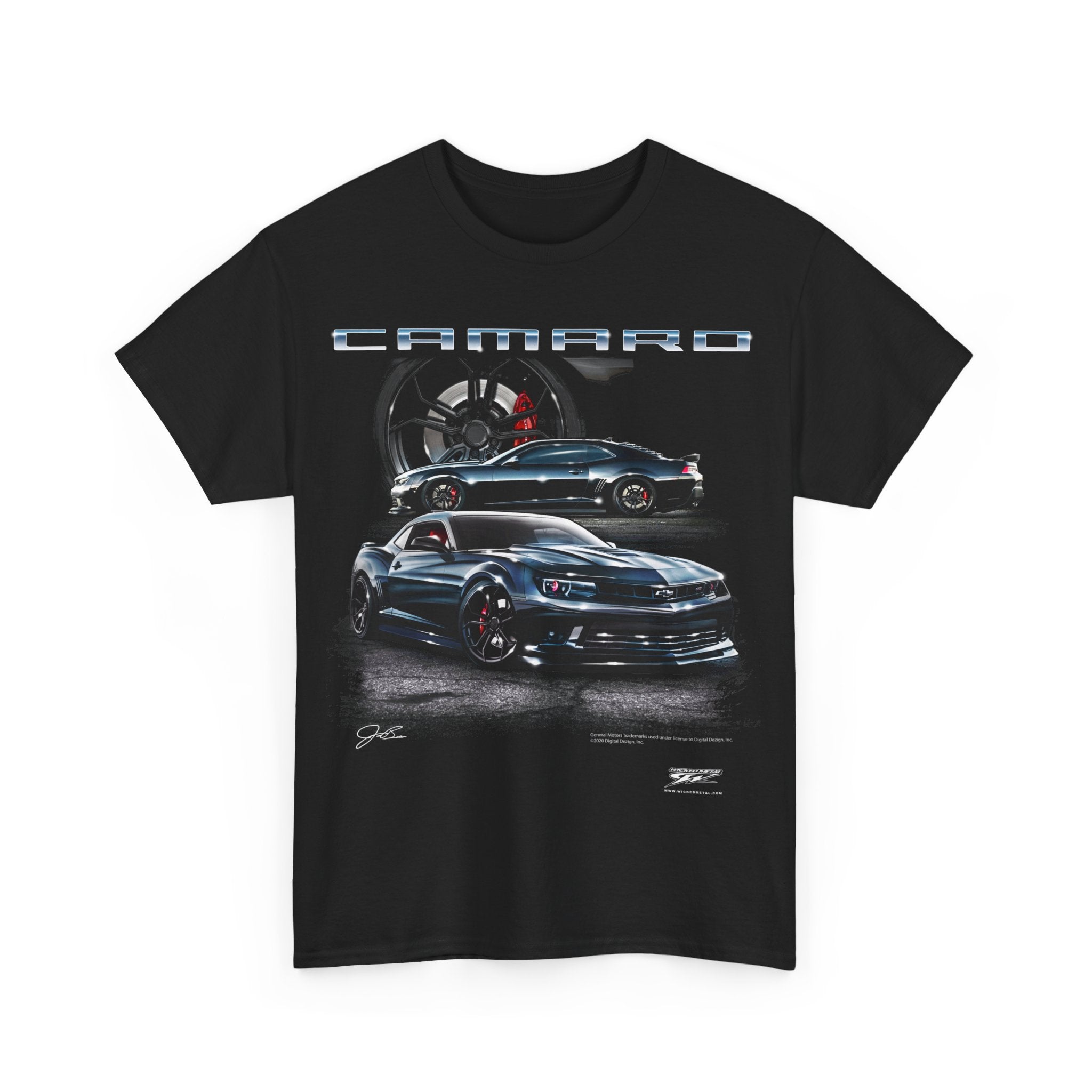 Camaro ZL1 5th Gen - 2010s ZL1 Camaro Custom - Chevy Camaro t shirt - Wicked Metal - Wicked Metal