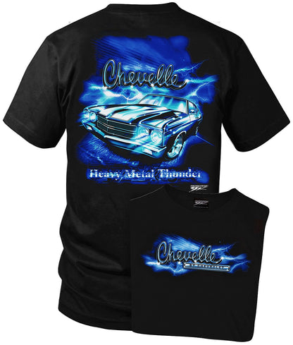 Chevelle Shirt - Chevelle Heavy Metal, Muscle Car T-Shirt - 1970 Chevelle - Wicked Metal