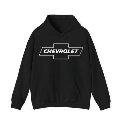 Chevy Bowtie t shirt logo - Black Hoodie - Wicked Metal