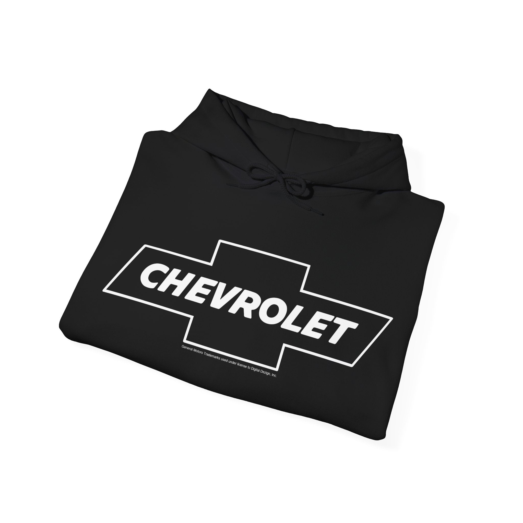 Chevy Bowtie t shirt logo - Black Hoodie - Wicked Metal