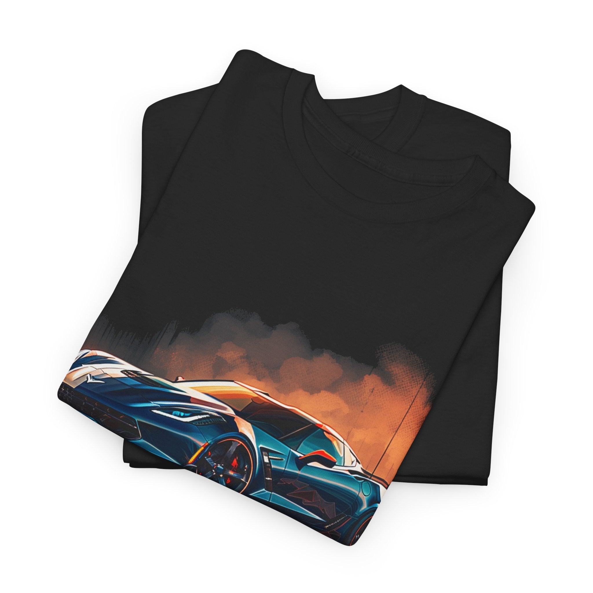 Corvette black c7 illustrated - Corvette C7 Illustrated shirt - Wicked Metal