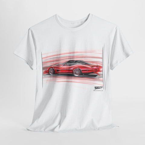 Image of Corvette C3 Motion Drawn - Corvette C3 Motion Drawn shirt - Wicked Metal