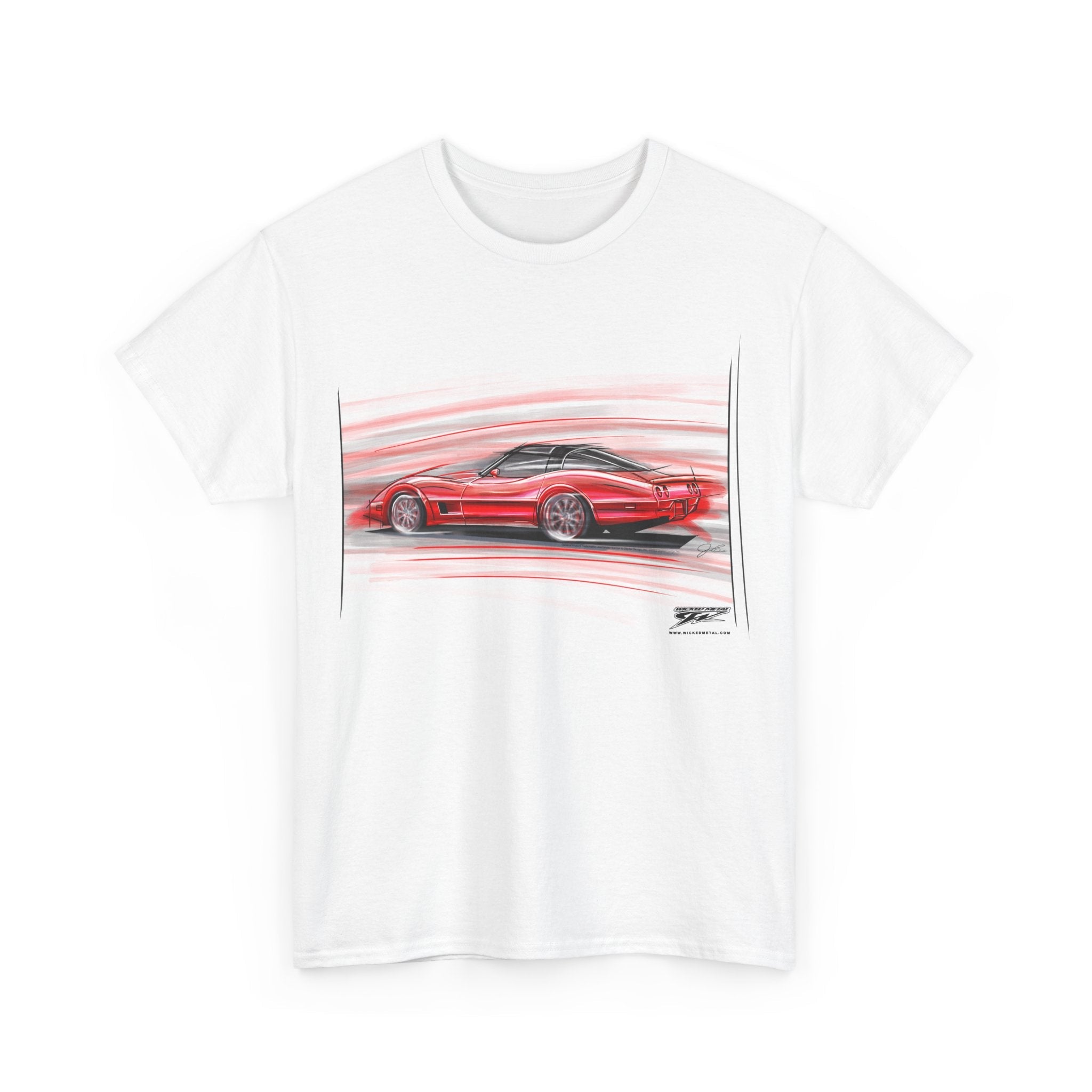 Corvette C3 Motion Drawn - Corvette C3 Motion Drawn shirt - Wicked Metal