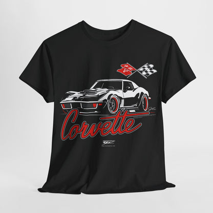 Corvette c3 Stylized - Corvette C3 Stylized logo shirt - Wicked Metal