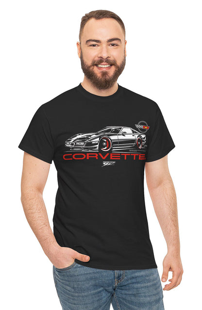 Corvette c4 Stylized - Corvette C4 Stylized logo shirt - Wicked Metal