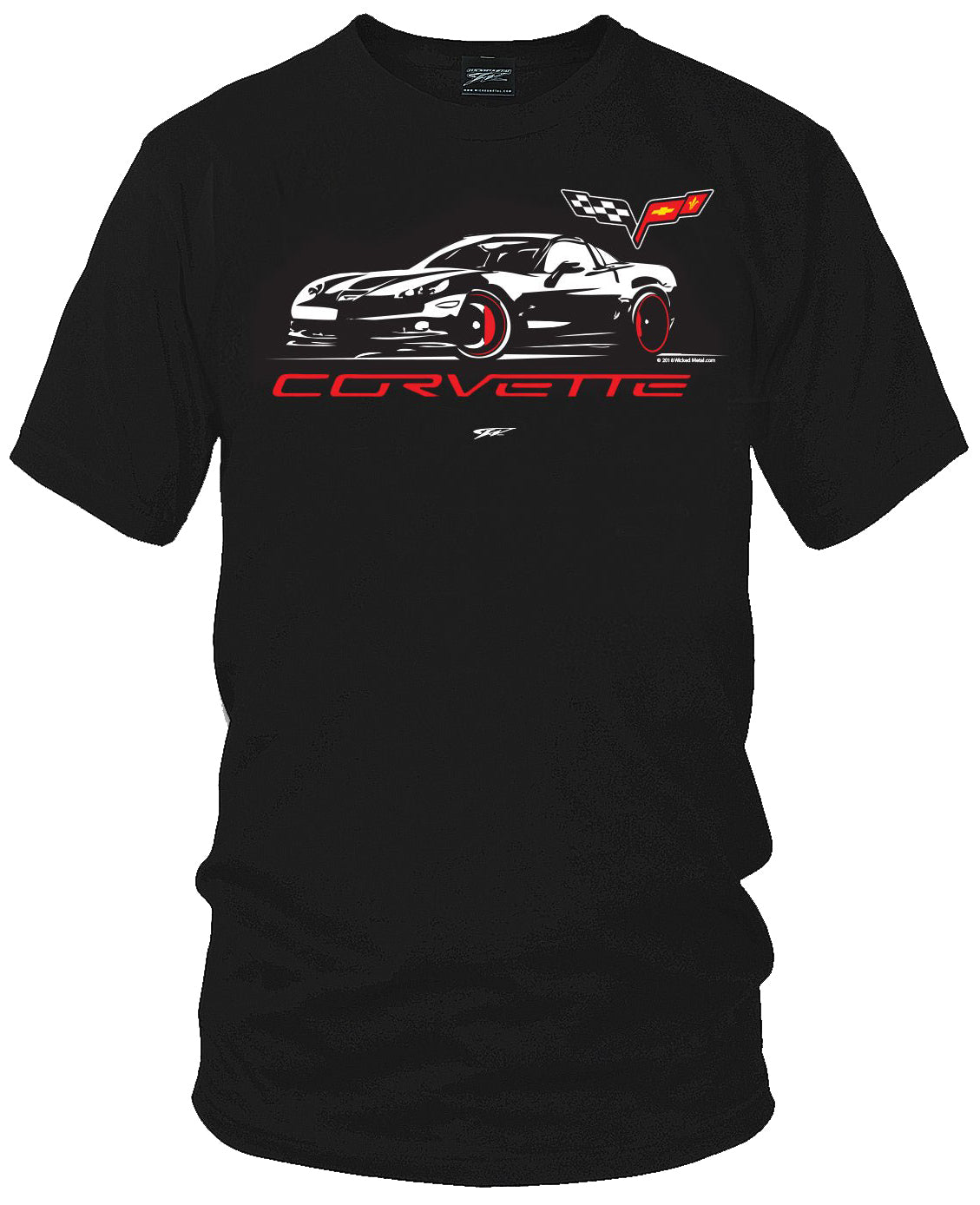 Corvette c6 Stylized - Corvette C6 Stylized logo shirt