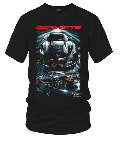 Image of Corvette c7 Midnight - Corvette C7 Midnight shirt - Wicked Metal