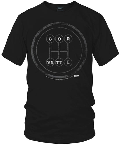 Corvette c7 t Shirt - C7 Style - Manual Stick shift