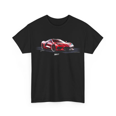 Image of Corvette c8 - Corvette C8 Red shirt - Wicked Metal