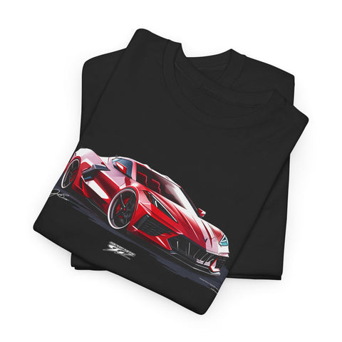 Image of Corvette c8 - Corvette C8 Red shirt - Wicked Metal