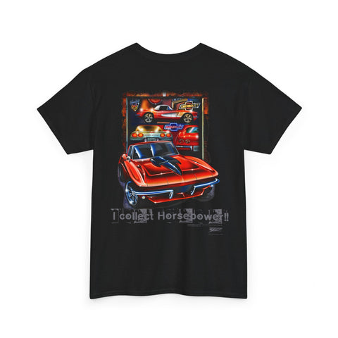 Image of Corvette Shirt - Collect Horsepower - C1, C2, C3, C5 - Wicked Metal