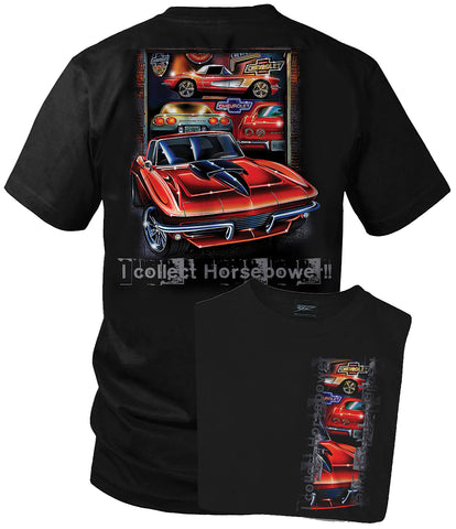 Image of Corvette Shirt - Collect Horsepower - C1, C2, C3, C5