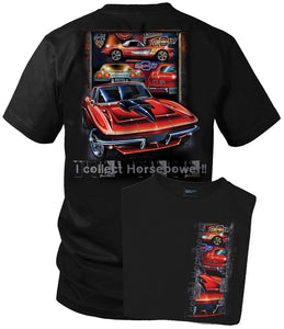 Corvette Shirt - Collect Horsepower - C1, C2, C3, C5