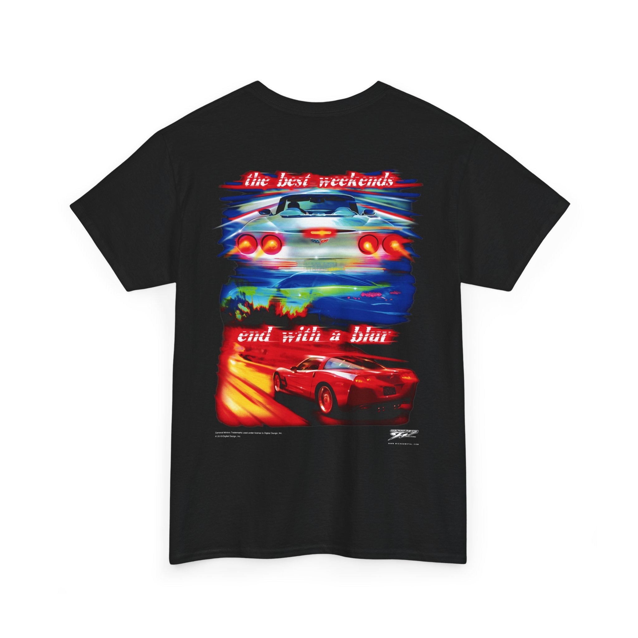 Corvette Shirt - Corvette C6 - Best Weekends - Wicked Metal