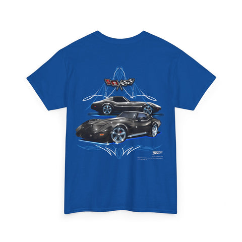 Image of Corvette Shirt - Pinstripe - Corvette C3 shirt - Wicked Metal