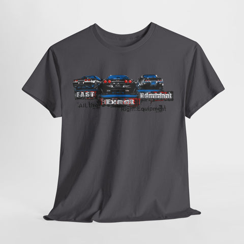 Image of Corvette shirts - Fast, Exact, Dominant C3, C5, C6 shirt - Wicked Metal