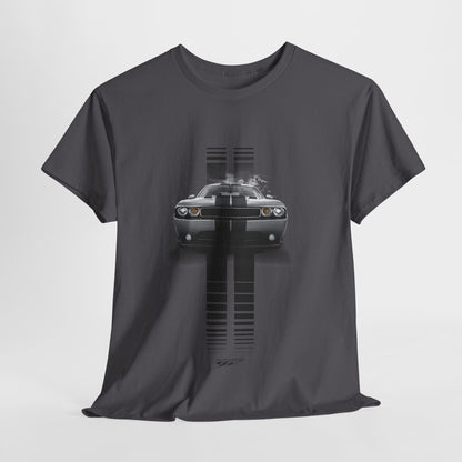 Dodge Challenger Stripes - Muscle Car T-Shirt - Challenger t - Shirt - Wicked Metal