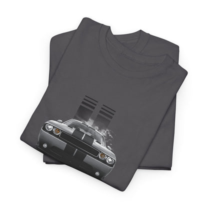Dodge Challenger Stripes - Muscle Car T-Shirt - Challenger t - Shirt - Wicked Metal