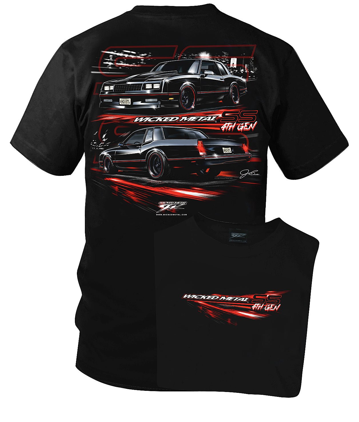 Monte Carlo Black Betty - 1981 - 1988 Monte Carlo T-Shirt - Monte Carlo t - Shirt - Wicked Metal