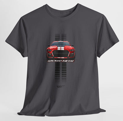 Mustang GT500 Stripes Shirt - 2020–2022 Mustang GT500 T-Shirts - Wicked Metal