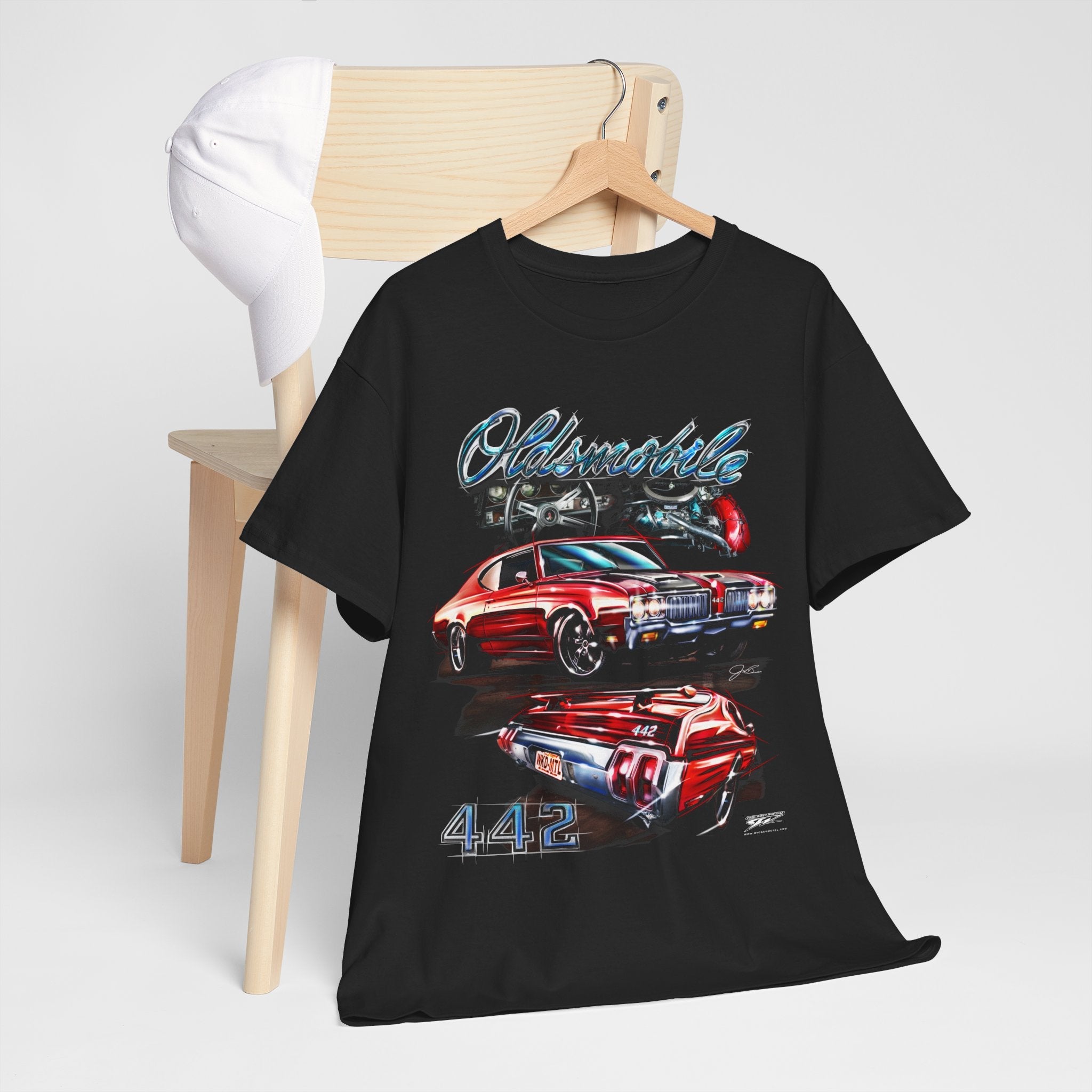 Oldsmobile 442 - 1970 Oldsmobile 442 T-Shirt - Olds t - Shirt - Wicked Metal